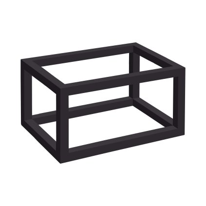 164195 zakladna podnosu gn 1 2 cerna fine dine madeira black