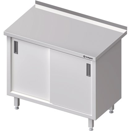 172946 nastenny stul se skrini s posuvnymi dvermi 1200x700x850 mm stalgast 616127
