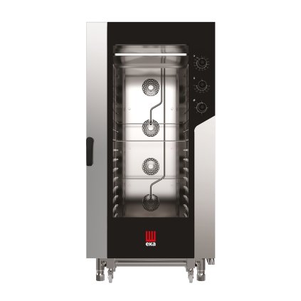 69908 konvektomat parni elektricky 16x600x400 31 kw 400v 930x1041x1900 mm inox eka millennial smart