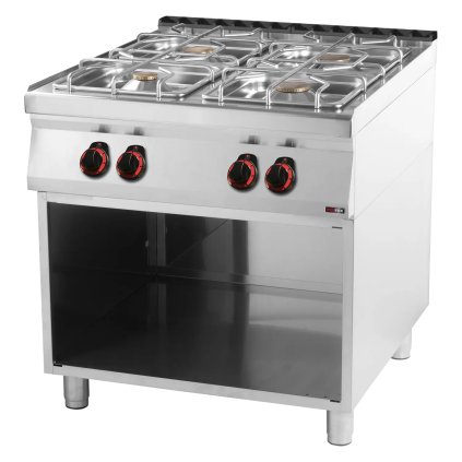 75947 sporak plynovy 4x horak s podestavbou redfox sp 90 80 g