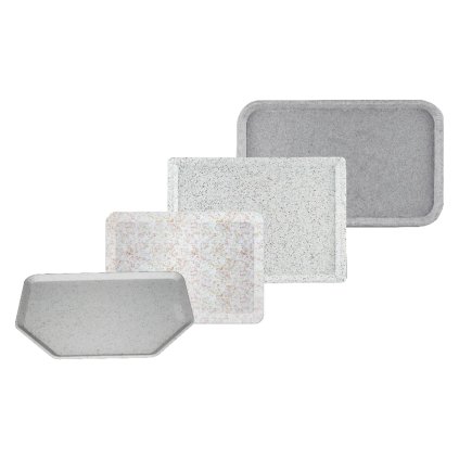 Podnos hexagonal 50x35 polyester soľ/korenie | REDFOX - RF - Podnos hexagonal 50x35