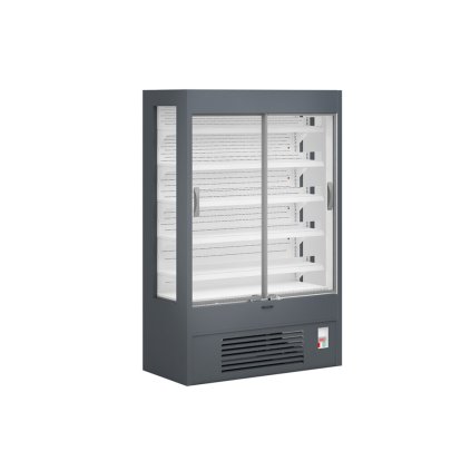 Chladiaca vitrína prístenná, posuv. dvere | Juka Varna 160/60 DP mini