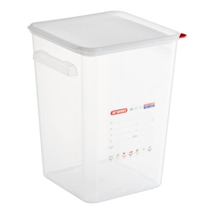 86219 nadoba z polypropylenu s uchyty 290x290x400 mm 22 l araven 11857