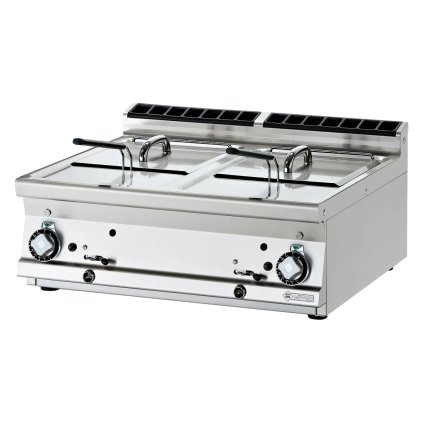 Fritéza plynová dvojitá 0,92 kW/l, 13+13 l bez podstavy | RM - F2/13T-78G