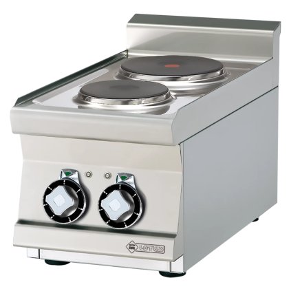 Sporák elektrický 2x platnička bez podstavy 400 V | RM - PCT-63ET