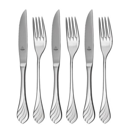 Jedálenský príbor MELODIE 6-dielna sada na pizzu | TONER, 6037S087