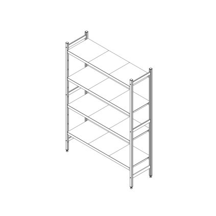 98711 regalovy system 863 x 500 mm 4 police tom ez 540863