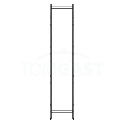 98777 stojina k regalu 400 mm vyska 2100 mm tom ez 42100