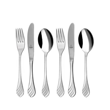 Jedálenský príbor na predjedlo/dezert MELODIE 6-dielna sada | TONER, 6037S017