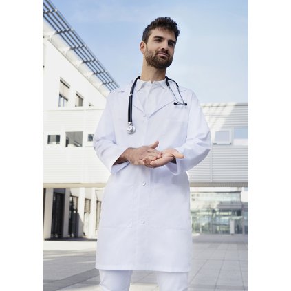 131327 pansky lekarsky a laboratorni plast basic s klopovym limcem