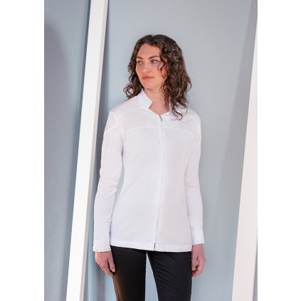 131372 damska kucharska bunda s dlouhym rukavem diamond cut excellence