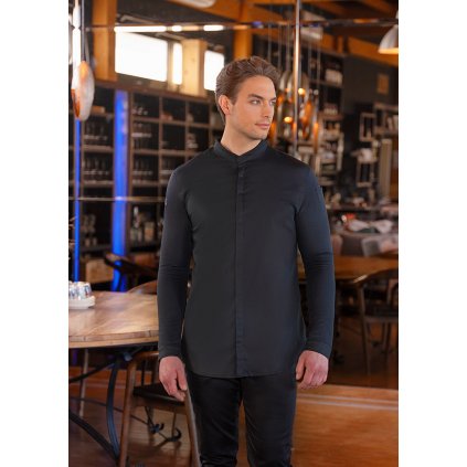 131384 panska kucharska bunda s dlouhym rukavem diamond cut avantgarde