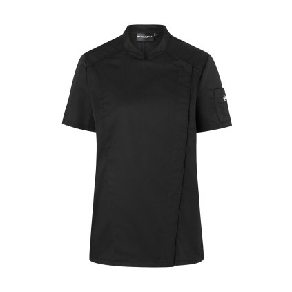 131471 damska kucharska bunda s kratkym rukavem moderni vzhled