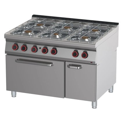 Sporák plynový s rúrou 2/1 | REDFOX - SPT 90/120-21 G