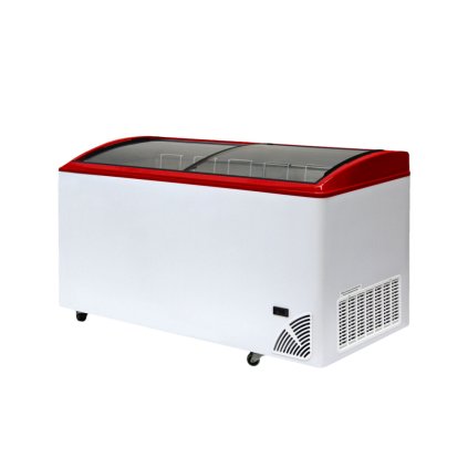 Pultový mrazák presklené oblé veko | ARO 606/2 Red Edge