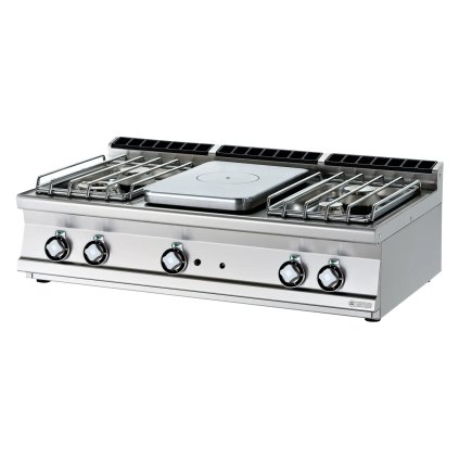 Sporák platňový plynový 5x horák bez podstavy | RM - TP4T-712GP
