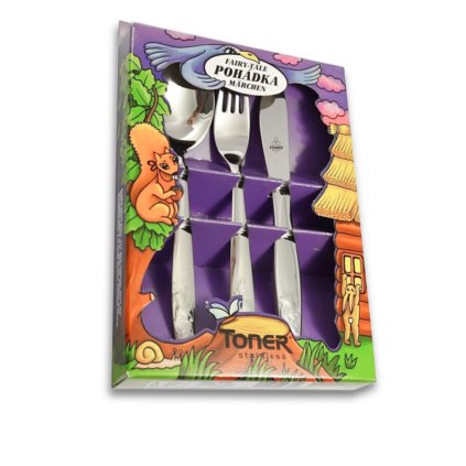 Detský príbor BABY 3-dielna sada prestige | TONER, 6008S019