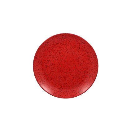 19032 1 rak ruby tanier melky 28 cm červená rak rbnnpr28