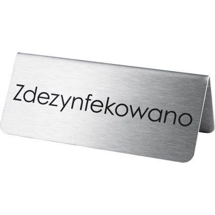 141290 informacni cedule dezinfikovano 120x43x37 mm stalgast 486026