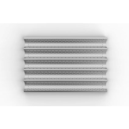 142928 mikroperforovany hlinikovy rost 600x400x34 mm unox foro baguette