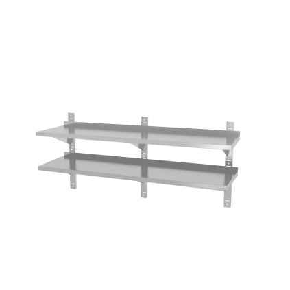 156620 dvojita nastavitelna nastenna police 1800x300x600 mm technica 38531830