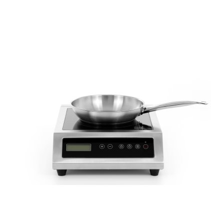 146180 set indukcni varic s nastavitelnym vykonem 3 5 kw nerezova panev o objemu 2 3 l a prumeru 240 mm technica gold line