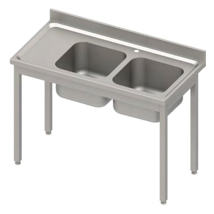 169814 stul s dvojitym drezem na prave strane bez police 1400x700x850 mm stalgast 984547140