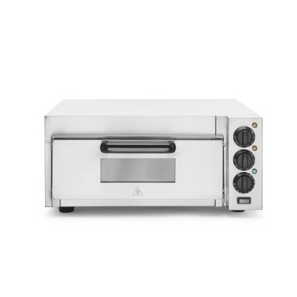 Jednokomorová pec na pizzu 2000 W, Strieborná, 230V/2000W, 580x560x(H)275mm | HENDI, 220290