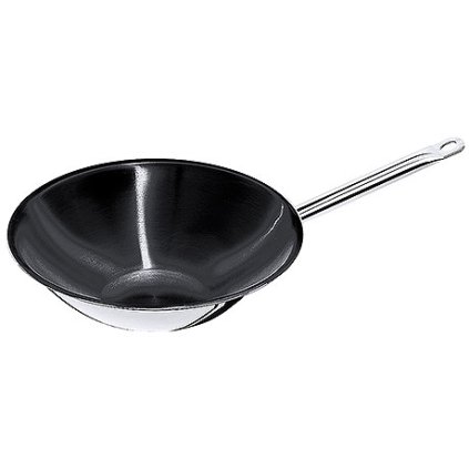50645 panev wok z nerezove oceli s plochym dnem a neorilnavym povrchem prumer 360 mm contacto multiply