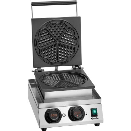 Vaflovač s hliníkovou platničkou, 299x470x224 mm | BARTSCHER, 370270