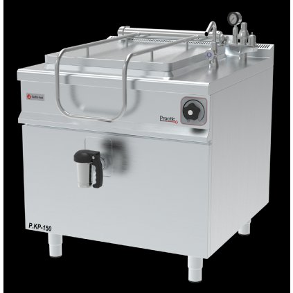 Parný varný kotol hranatý, dvojplášťový 150 l | GASTROHAAL, P.KP-150