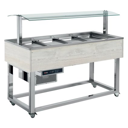 77783 bufet chlazeny gn 3 1 1 ral redfox es green 3r