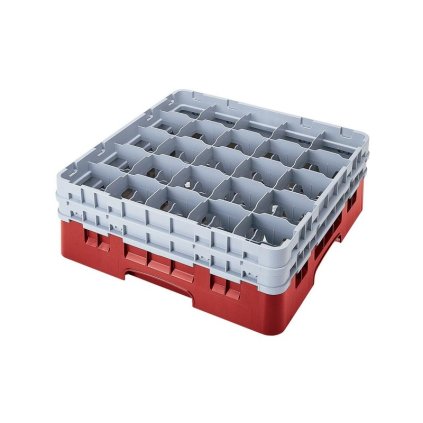 Kôš Camrack 25 pozícií, výška pohára 9 cm - Červená| TOM, R-25S318-163