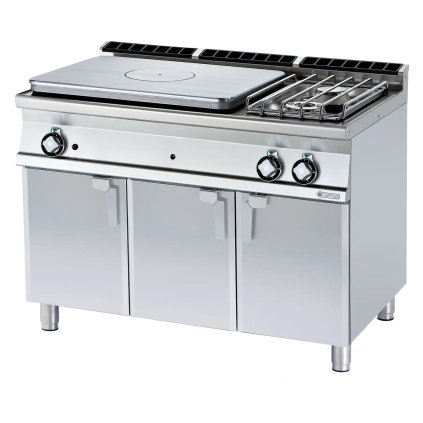 Sporák táľový plynový 3x horák s podstavbou | RM - TP2-712GP