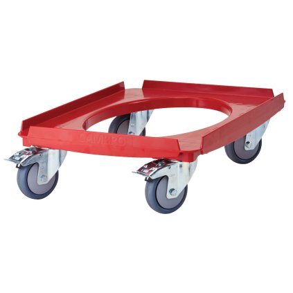117188 vozik camdolly pro termoizolacni boxy cam gobox gn 1 1 cambro cerveny cervena 692x426x h 167mm