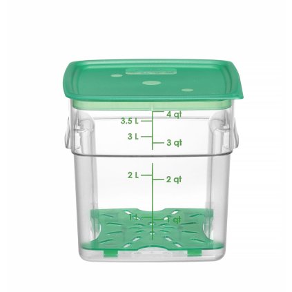 117272 nadoba na potraviny camsquares fresh pro cambro 3 8l pruhledna 191x191x h 183mm