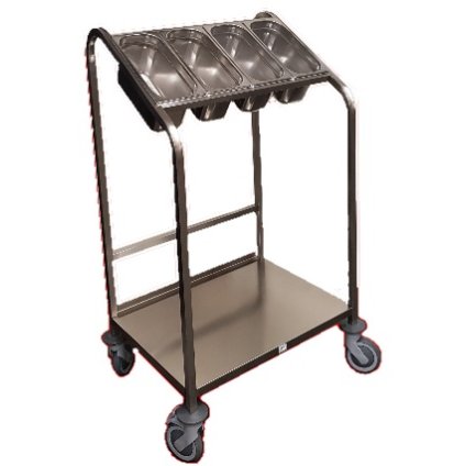 VOZÍK MV-PP NA 4KS GN1/3-150, BEZ GN | ABNER, 12043