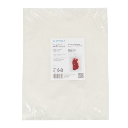 Vrecká hladké 300x400 mm do komorovej vákuovej baličky, 100 ks | TECHNICA, Gold Line