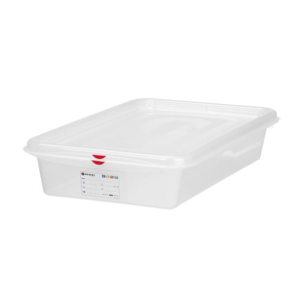 132713 nadoba gn 2 3 polypropylen hendi gn 2 3 9l pruhledna 354x325x h 100mm