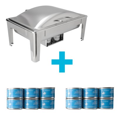 141311 sada 9 l gastronadoby gn 1 1 570x430x290 mm 12 x gelove palivo pro gastronadoby 200 g