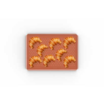 142901 mikroperforovany hlinikovy plech se silikonovou vrstvou pro cukrarske a pekarske vyrobky 10 mm unox foro silico