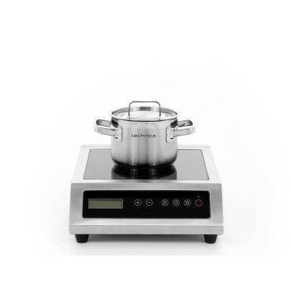 146129 set indukcni varic 3 5 kw 2 4 l vysoky hrnec s poklici o prumeru 160 mm technica platinum line