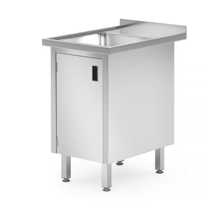 115385 drezovy stul svarovany se skrini a dvermi hendi profi line 500x700x h 850mm