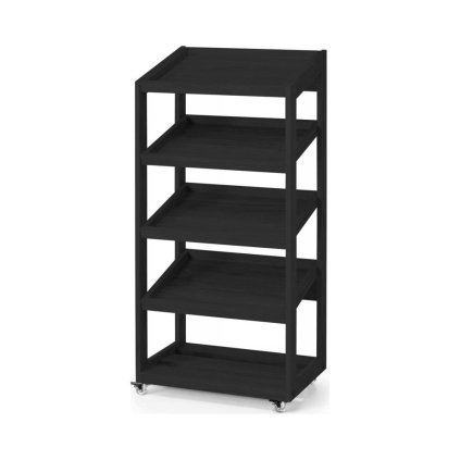 166481 ctyrpatrovy stojan 574x400x1197 mm cerny fine dine madeira