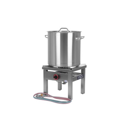 145469 plynova kamna 400x400x350 mm 6 5 kw regulator s hadici g30 2000 mm 50 l vysoky hrnec 400 mm s vikem