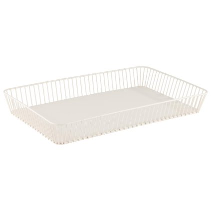 166871 obdelnikovy kovovy kos gn 1 1 bily aps urban