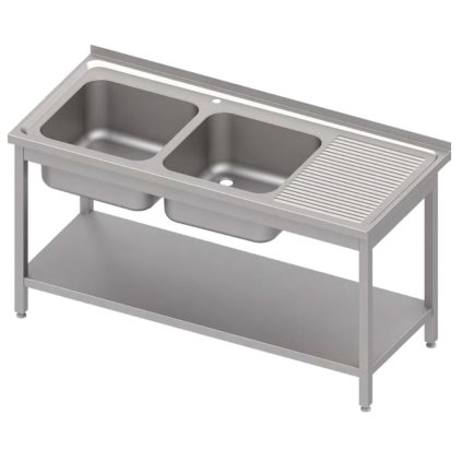 168647 stul s dvojitym drezem na leve strane a polici 1200x600x850 mm stalgast 983176120