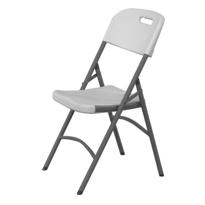 Cateringová stolička, skladaná 540x440x840, biela | HENDI, 810965