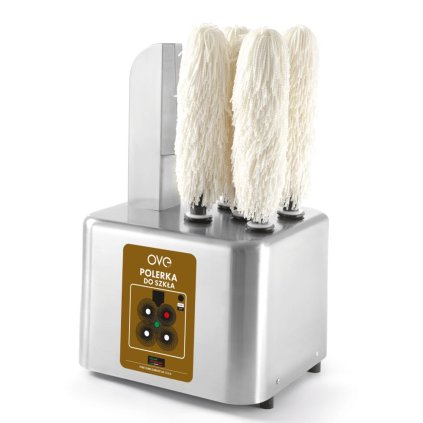 Leštička skla, 400 ks/h, 1,38 kW, 325x300x500 mm | OVE, 231524