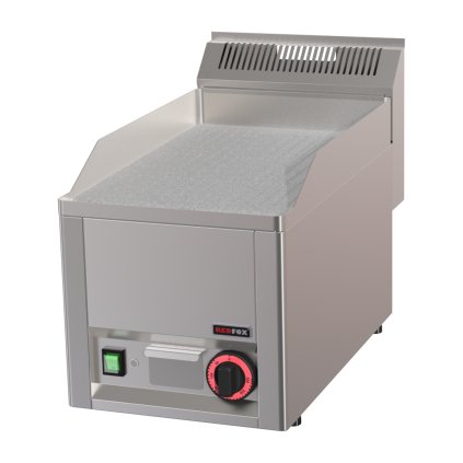 Grilovacia doska 32x48 elektrická durable chróm ryhovaná bez podstavy 230 V | REDFOX - FTRC 30 EL